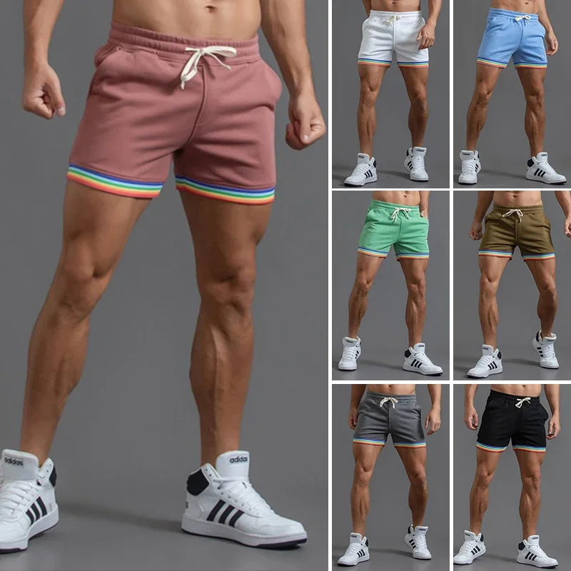 Crossfit Male - Мужские летние хлопковые шорты для кроссфита,
