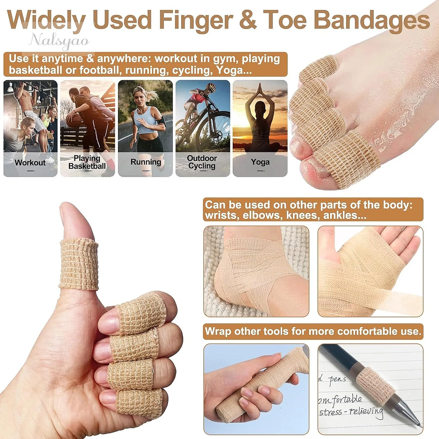Эластичный самоклеящийся банда – обзор и цена Wrist Wrap Support