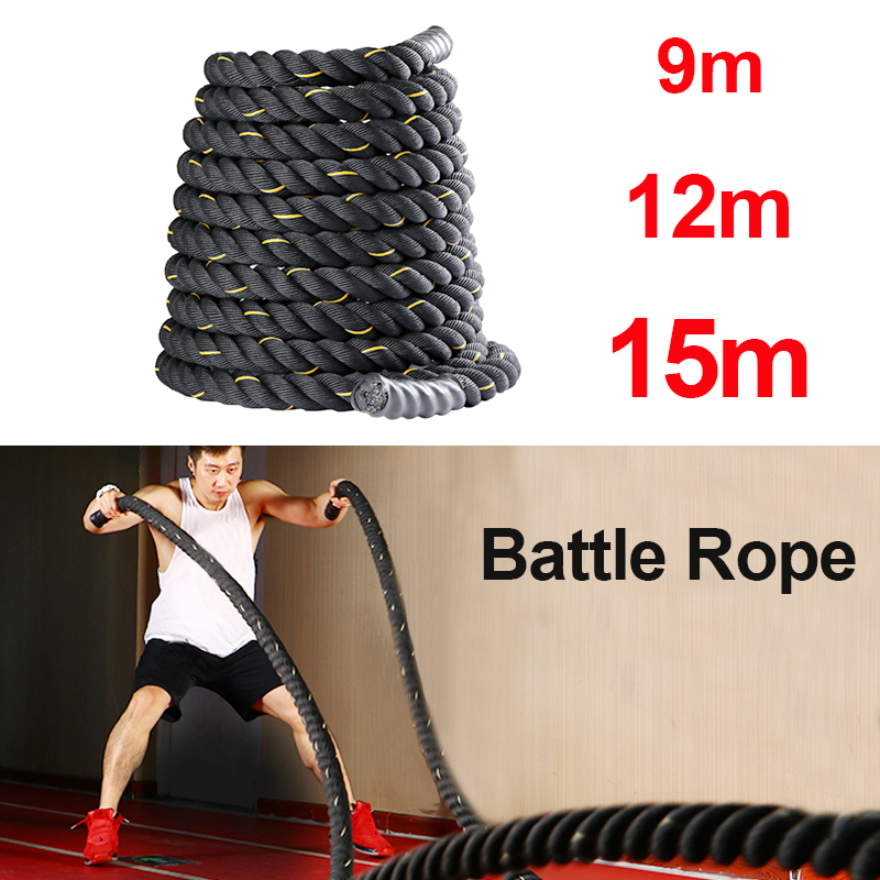 Фитнес-канаты длиной 9 м/12 м/ – обзор и цена Crossfit Workout With Equipment